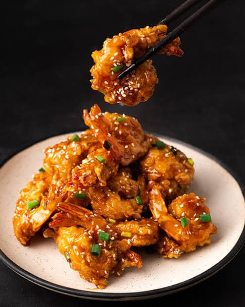 Honey Prawns